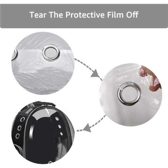 Backpack Carrier/Bubble Carrying Bag for Small Medium Dogs Cats, Space Capsule - Picture 6 of 6